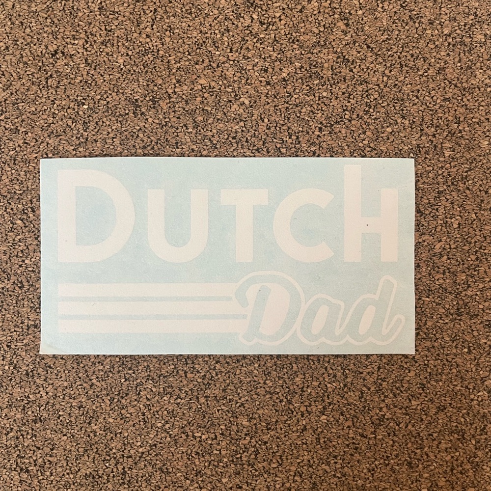 Dutch Dad Car Decal 2017